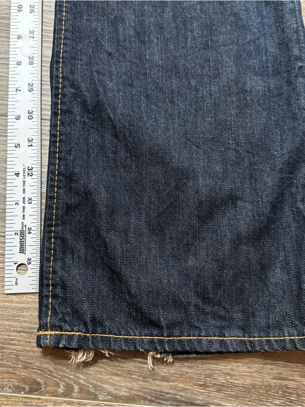 GAP Dark Blue Flare Jeans size 10 Extra Tall - Picture 5 of 12